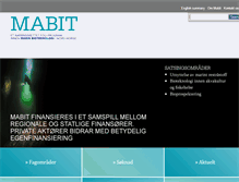 Tablet Screenshot of mabit.no
