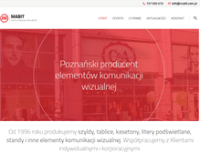 Tablet Screenshot of mabit.com.pl